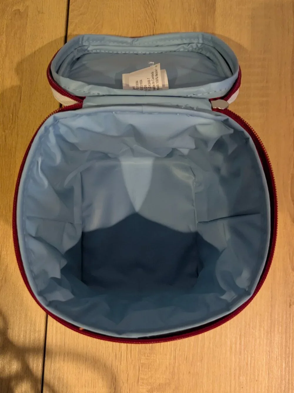 NWOT Embark Upright Lunch Bag - Cream & Navy Blue